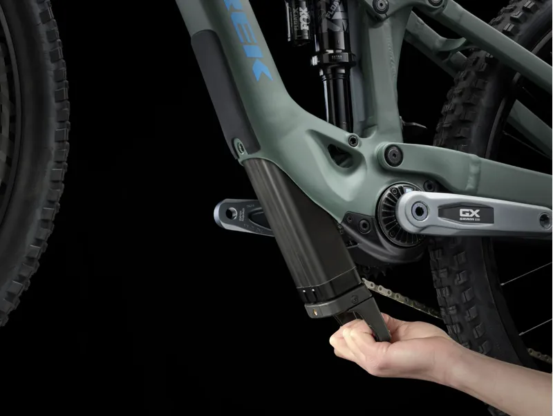 Trek Fuel EXe 8 GX AXS Full Suspension Electric Mountain Bike 2025 in Matte Keswick Green-9